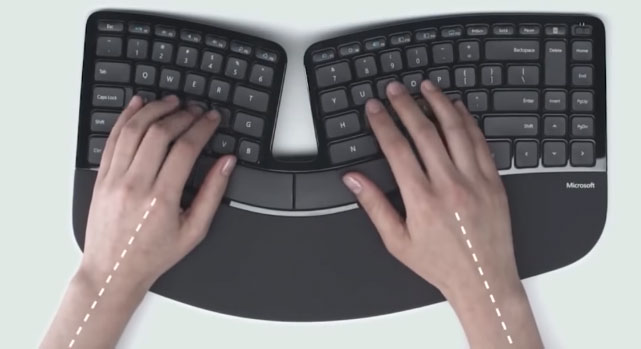 types of ergonomic keyboards