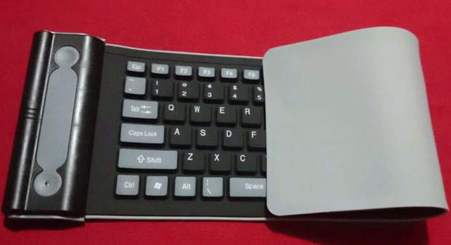 rollable keyboard types