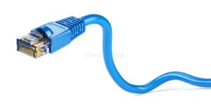Cable De Ethernet La Conexion Red Del Lan Isolat Cordon Rj Internet 105538038