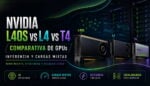 NVIDIA L40S vs L4 vs T4: comparativa de GPUs para inferencia y cargas mixtas Nvidia L40s Vs L4 Vs T4